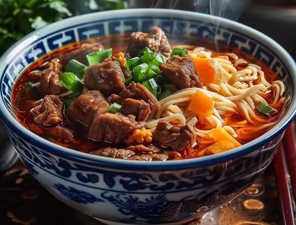 Braised Beef Belly Noodle / 红烧牛腩面